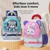 Cartoon Kids Backpack For Preschoolers With Nylon Material And Cushion Straps For School Use