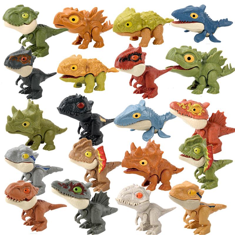 Prstový dinosaurus Montessori hračky pro děti Pohyblivé klouby Model dinosaura Jurský Hračka pro děti Senzorické Raně vzdělávací hračky Dárek