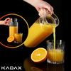 KADAX Capacious Glass Pitcher for Beverages Water Juice 1.1L