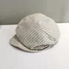 Y2k Octagonal Hat Thin Painter Caps New Striped Berets  Girl