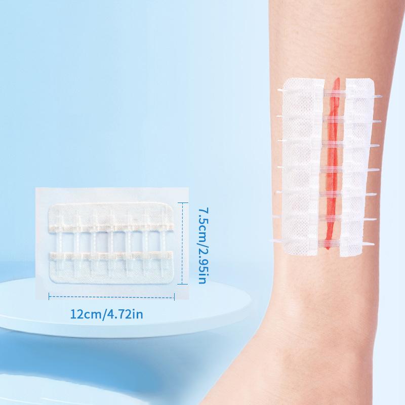 

Пластир для закриття рани на блискавці Гемостатичний пластир Швидкий шов рани Блискавка Пластир Портативні пов язки для догляду за ранами для використання на вулиці