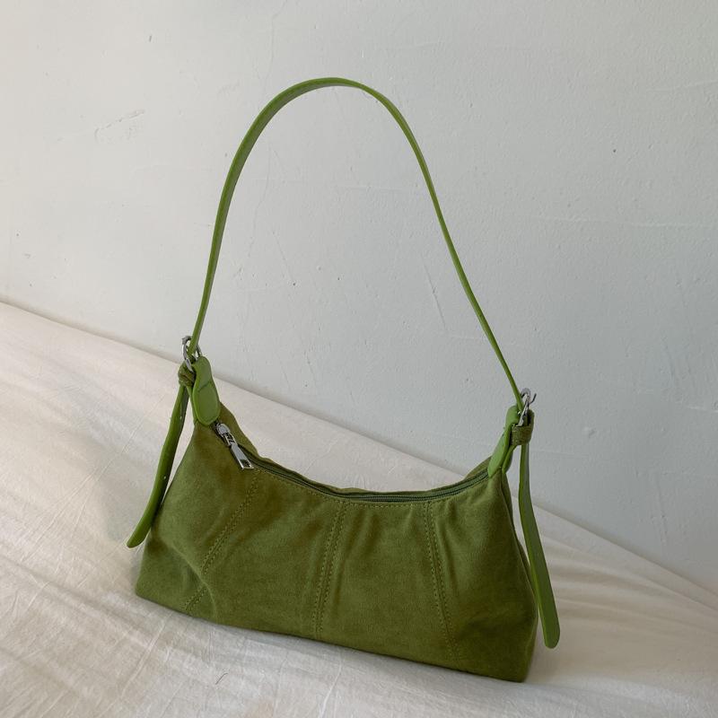 Women's Suede Shoulder Bag: Versatile, Fashionable Crossbody & Underarm Design
