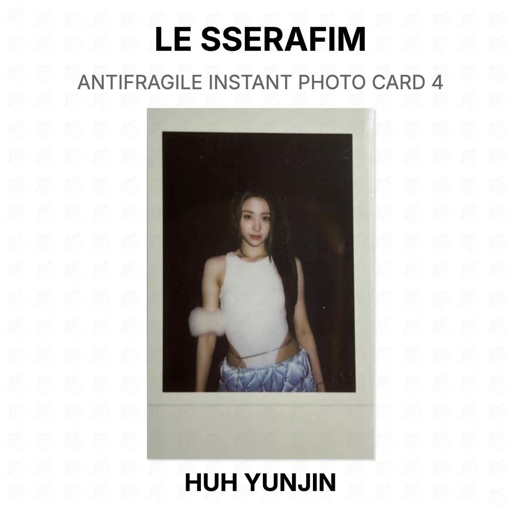 LE SSERAFIM ANTIFRAGILE INSTANT PHOTO CARD 4 Official Photocard