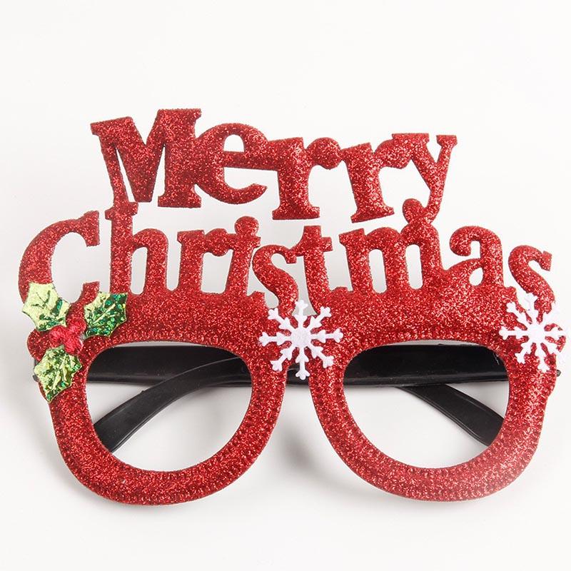 

Украшение рождественской вечеринки Мультяшные детские очки Фестивальная вечеринка Детская одежда для мальчиков и девочек Рождественский реквизит для фотосъемки Подарок