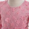 Langärmeliges Blumenmädchen Prinzessin Partykleid