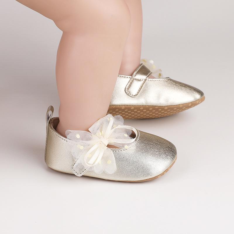 Butterfly Flower Princess Shoes for Toddlers: Infant Shoes for 0-1 Year Olds