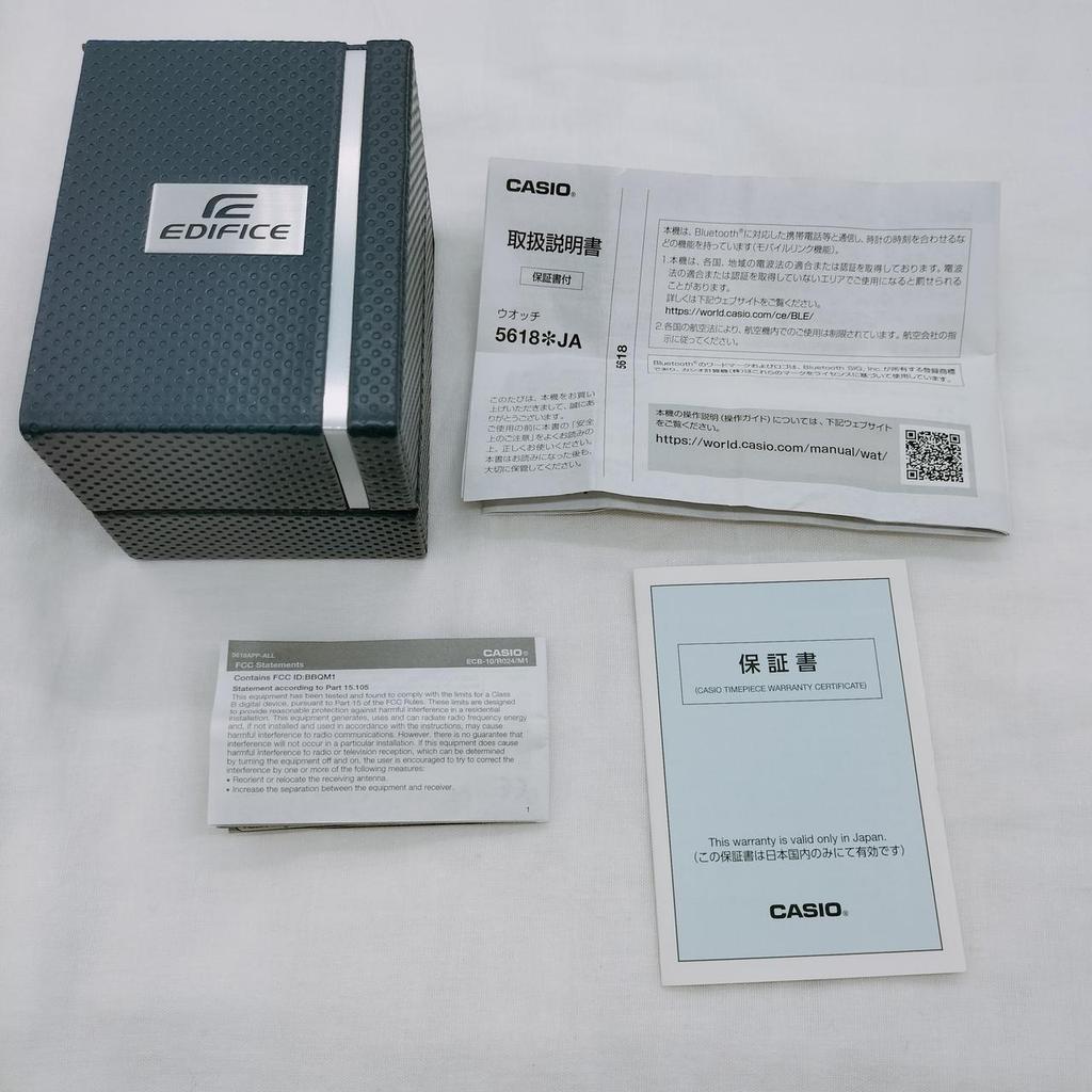 Used CASIO ECB-10YPB-1AJF EDIFICE