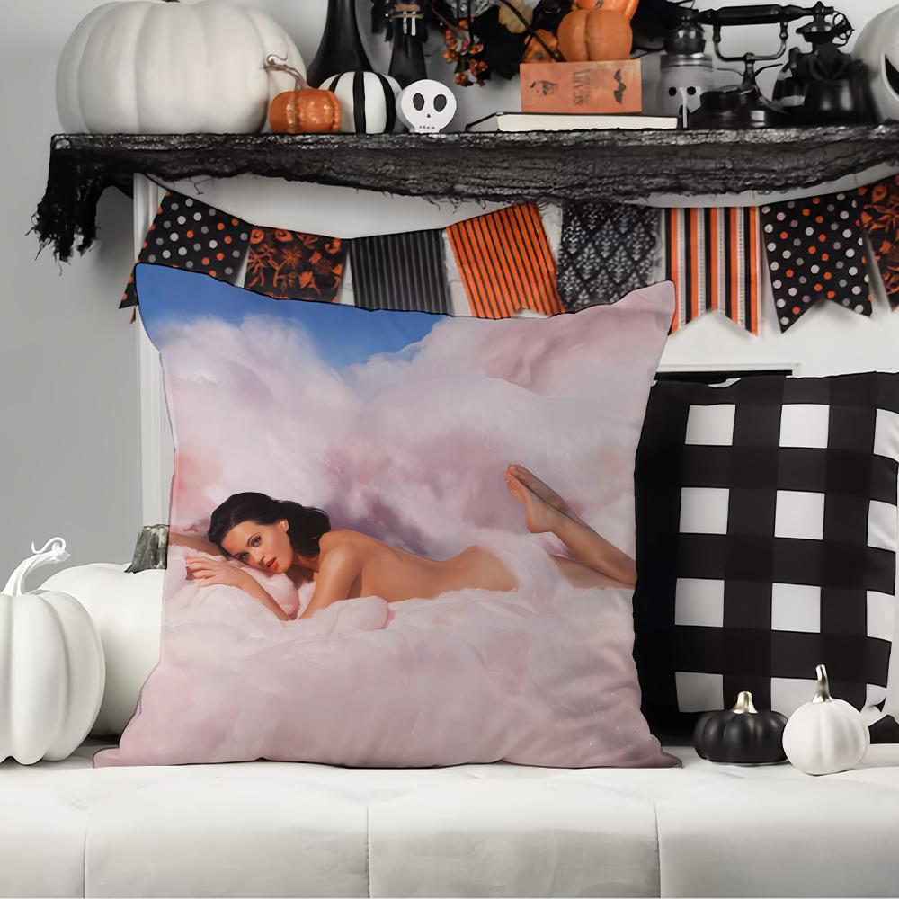 American Singer K-Katy P-Perry Pillow Case Office Cushions Suitable For Sofa Car Bedroom Decorative Cushion Cover