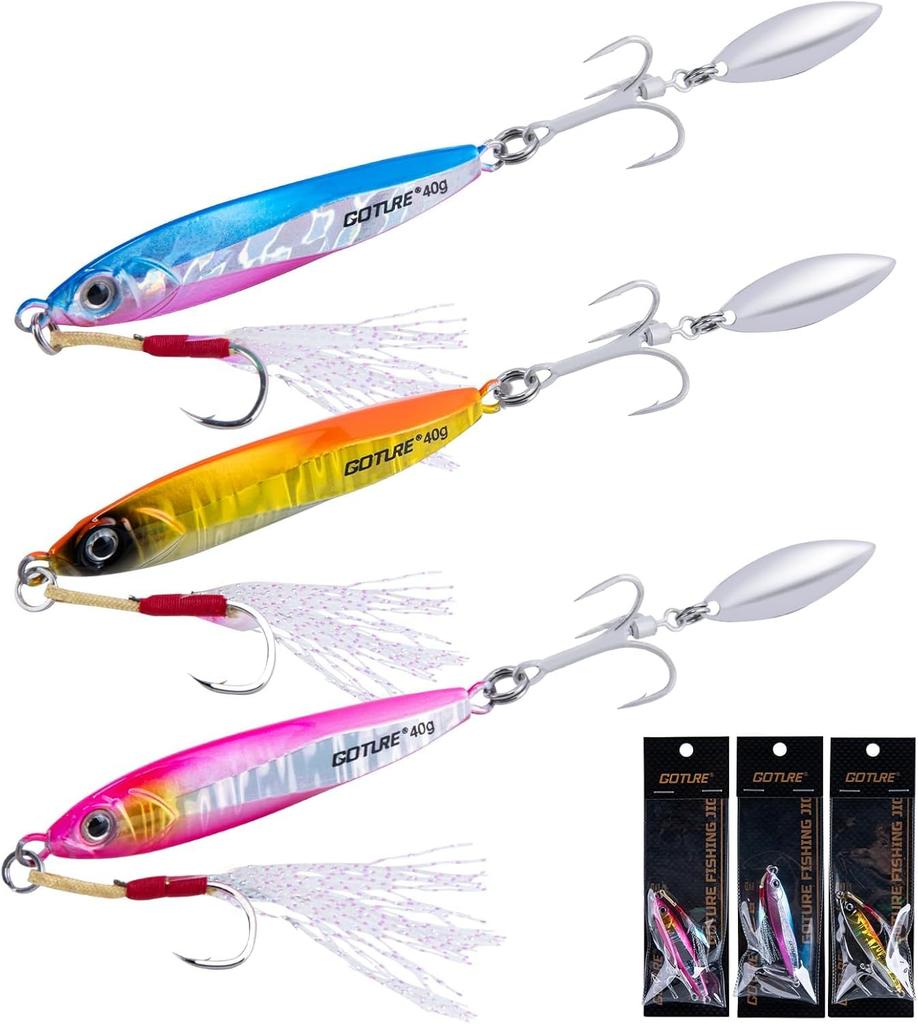 Goture Metal Jig 40g Set of 3 A Type