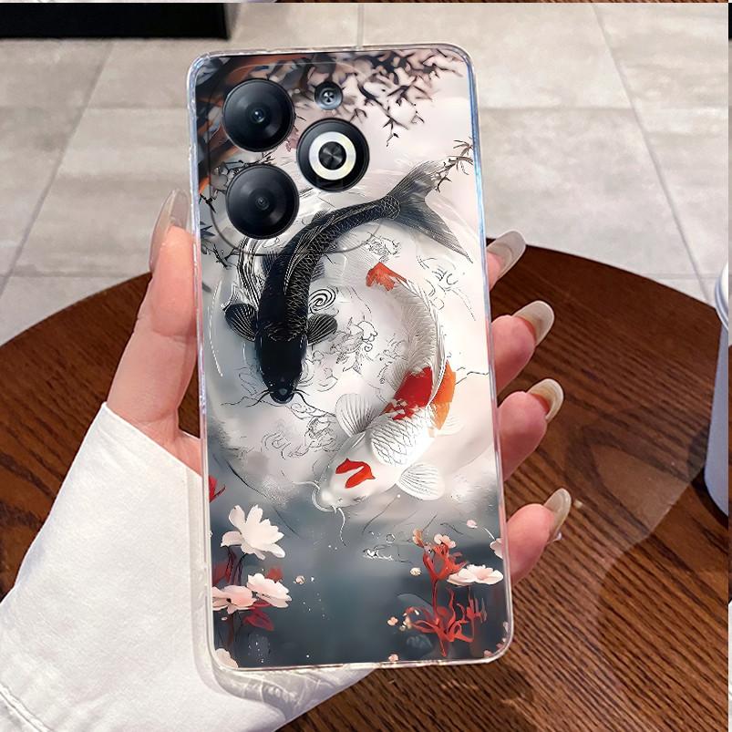 For Tecno Spark 20 KJ5 KJ5n 20C BG7n Back Cover for Tecno Spark 20C Case Clear Luxury Cute Love Rabbit Funny Silicone Phone Case