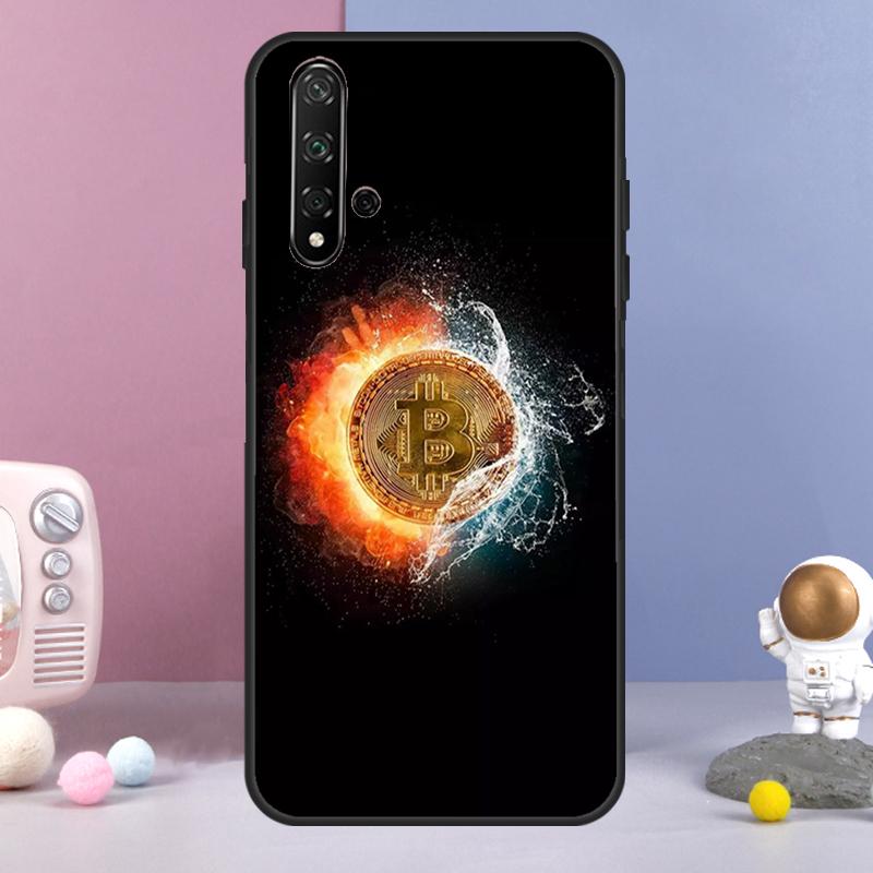 BTC Bitcoin For Huawei Nova 7i 8i 11i 12i 12s Y73 Y70 Y90 Y60 Y72 Y61 Y91 9 10 SE P30 Pro P40 Lite Case