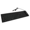 109 Keys Foldable Silicone Keyboard Quiet Waterproof Dustproof USB Wired Flexible Keyboard for Desktop Laptop