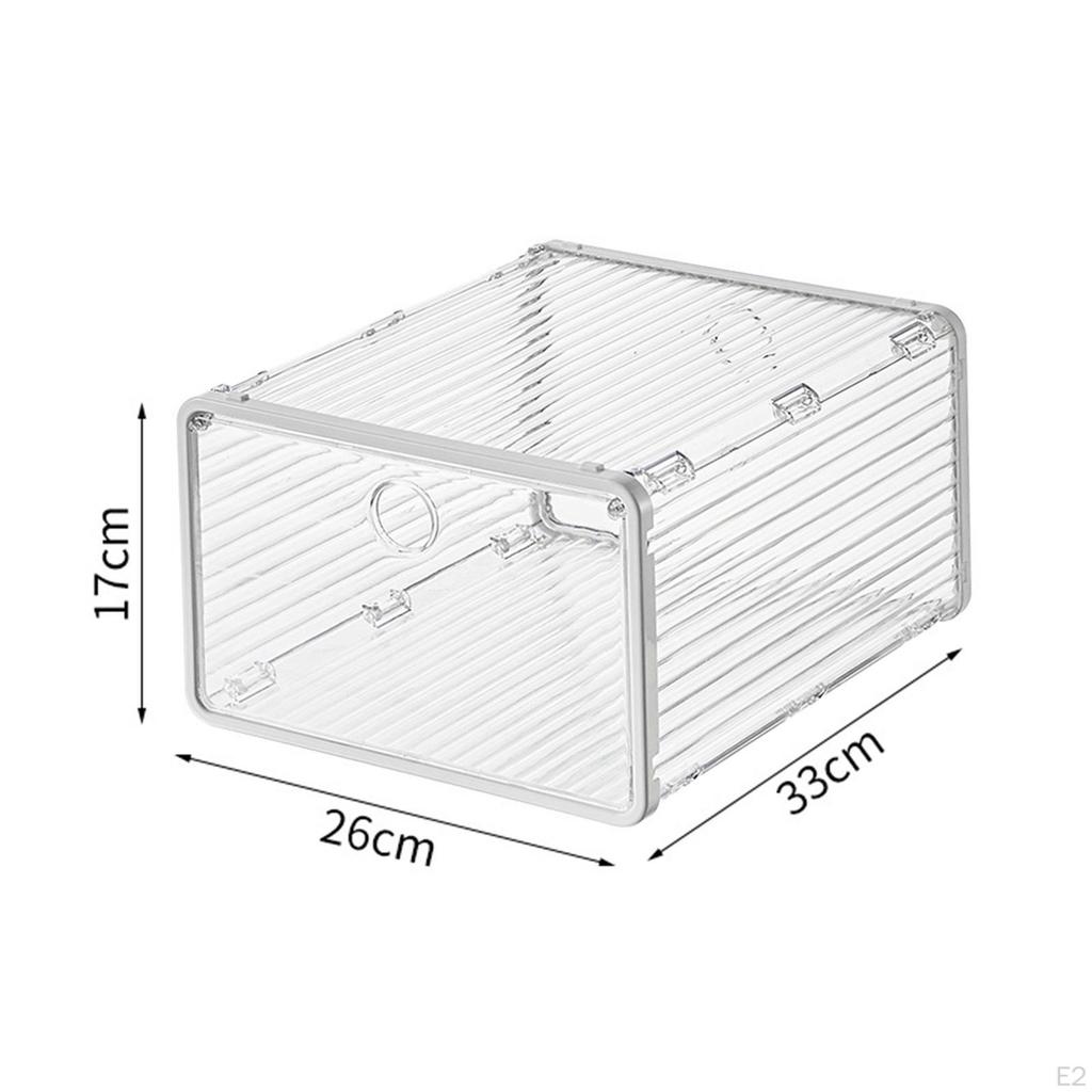 Clear Shoe Storage Box with Lid - Organize Your Shoes and Toys Efficiently