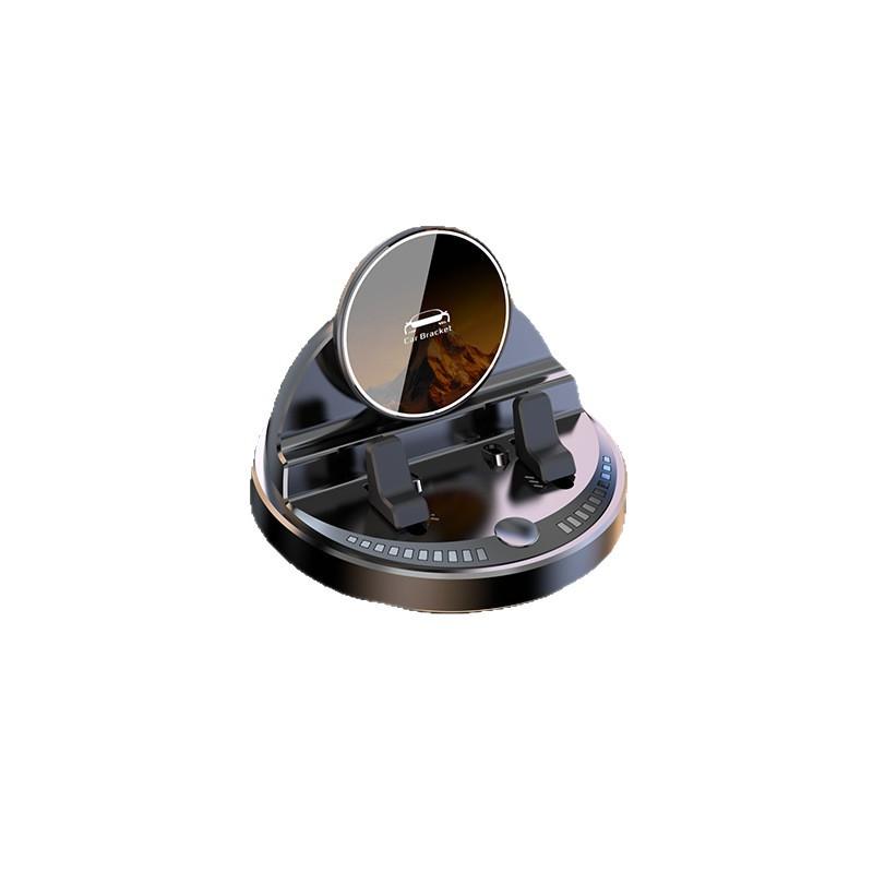 Car Mobile Phone Holder, Wireless Charger, Anti-shake, High-end Car Navigation Special Instrument Center Console