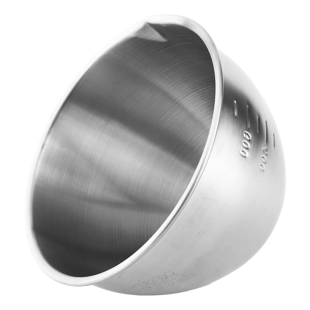 Serving Bowl Rust Proof Thick Refrigerator Dishwasher  High Strength Stainless Steel Mixing Bowl with Scale for Restaurant