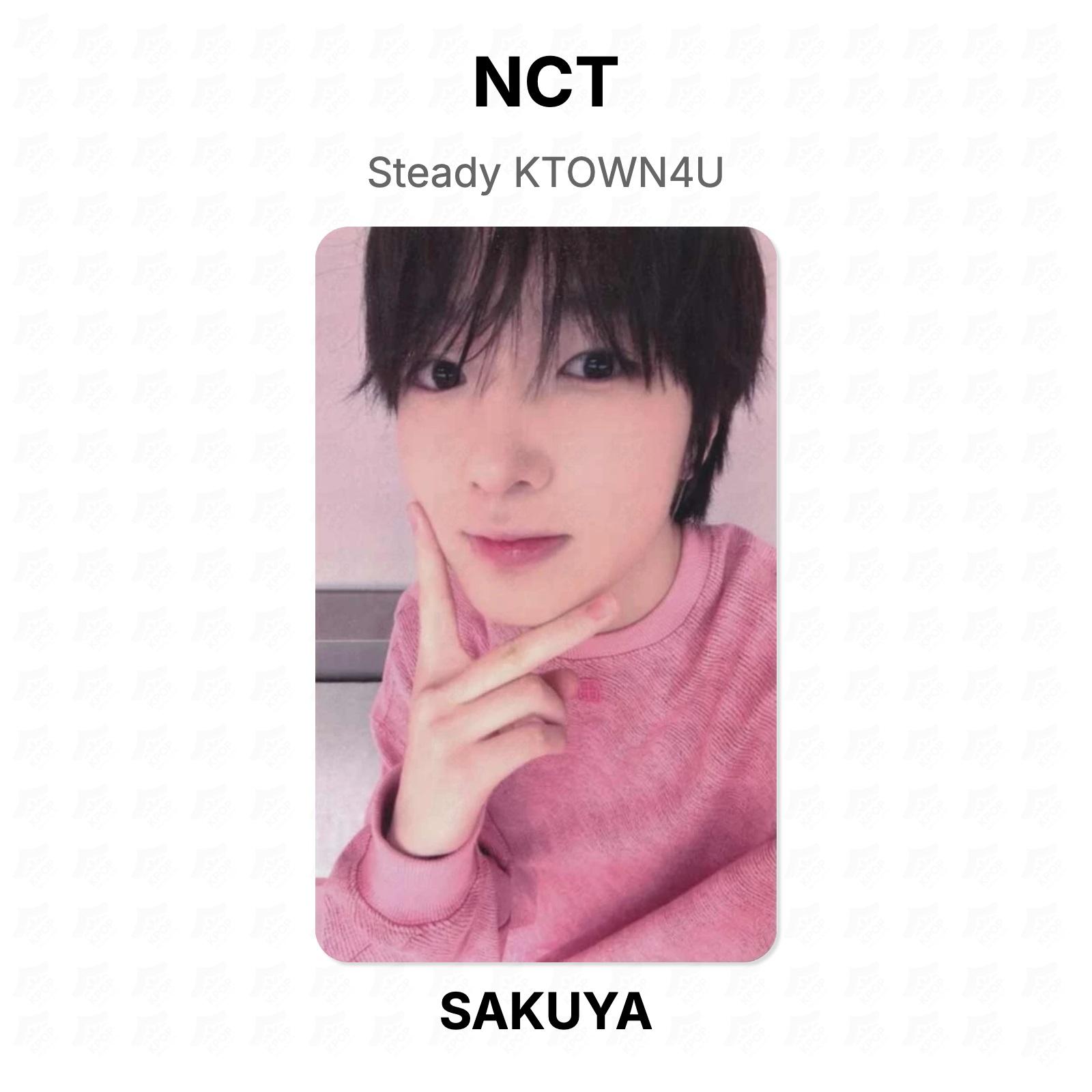 NCT Steady KTOWN4U Official Photocard SAKUYA