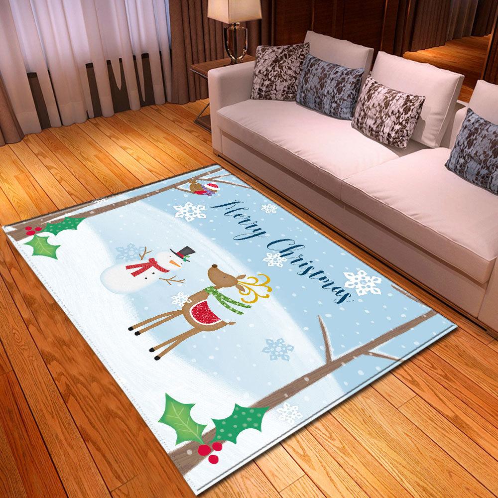 Christmas Living Room Floor Mat Bedroom Dining Room Carpet Carpet Doormat