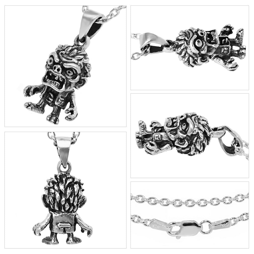 Shinjuku Gin no Kura Zombie Pendant Top Silver 925 Monster Dead Horror Item Halloween (No Chain) Men's