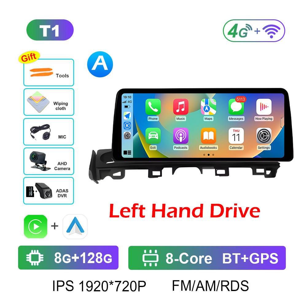 For Mazda ATENZA 2017 2018 - 2019 Wireless Carplay Android Intelligent System Bluetooth 12.3 Inch Touch Screen Accessories WIFI