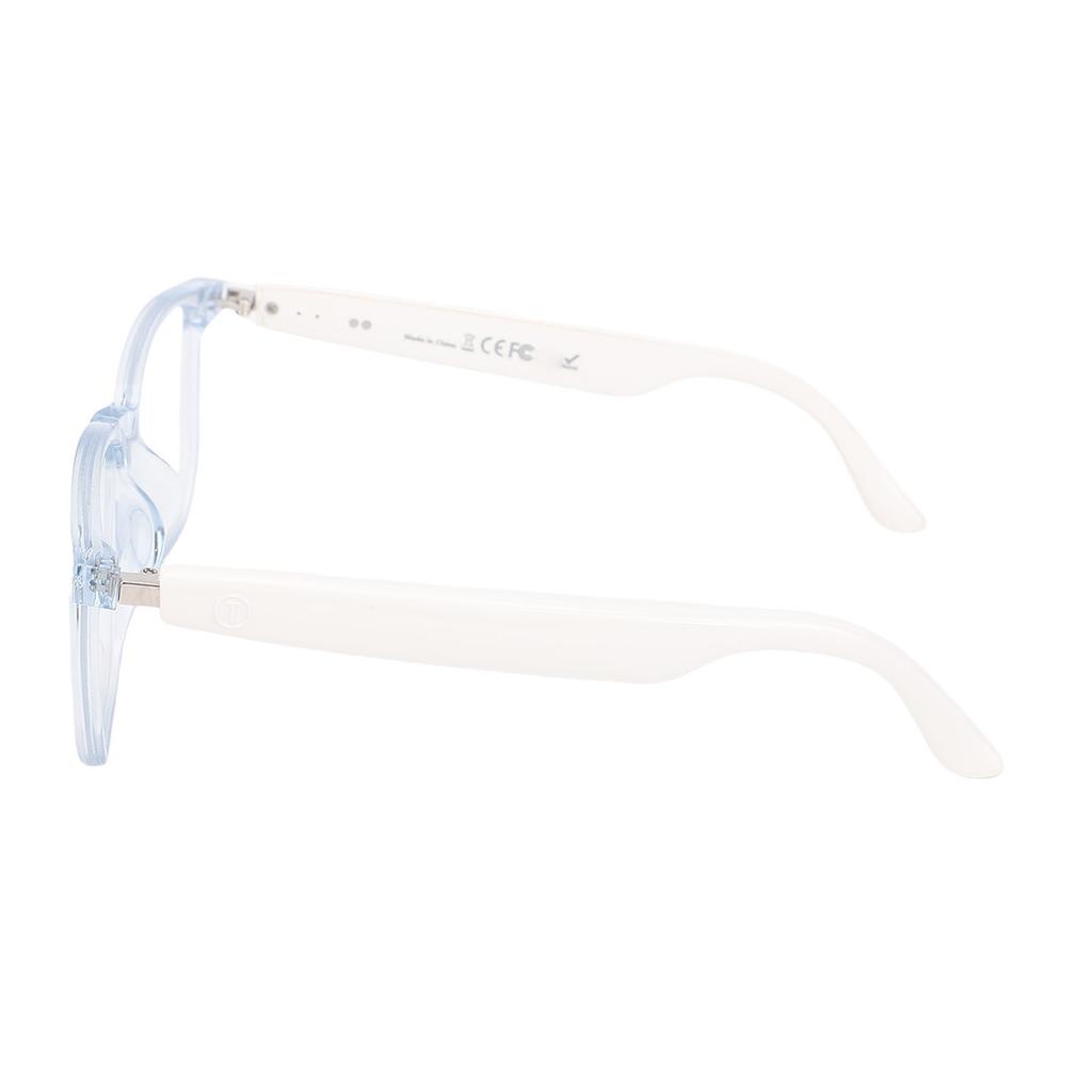 Smart Glasses Blue Light Filtering Lenses Bluetooth 5.4 Sound Glasses with Touch Control AI Voice Helper Photo Taking