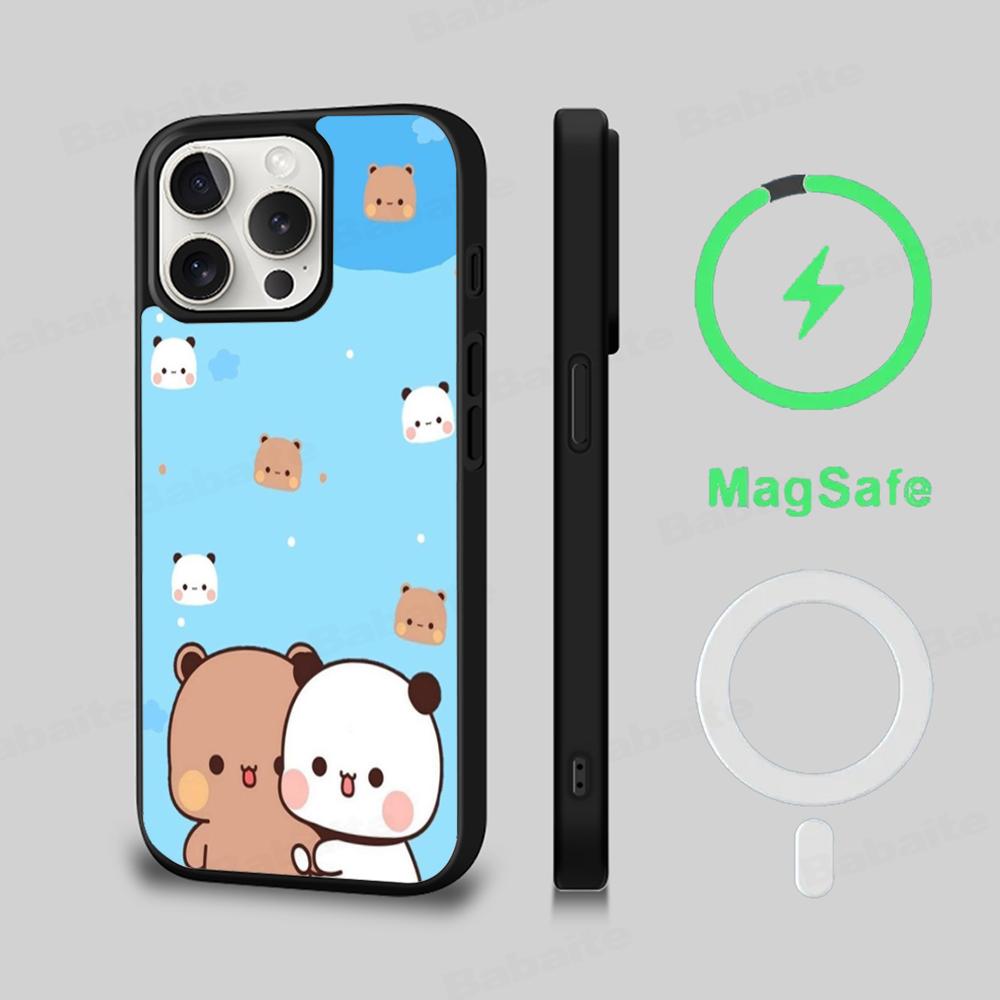Custodia per telefono bubu dudu Custodia di ricarica wireless magnetica Magesafe Per iPhone 16 11 12 13 14 15 Pro Max Plus Mini