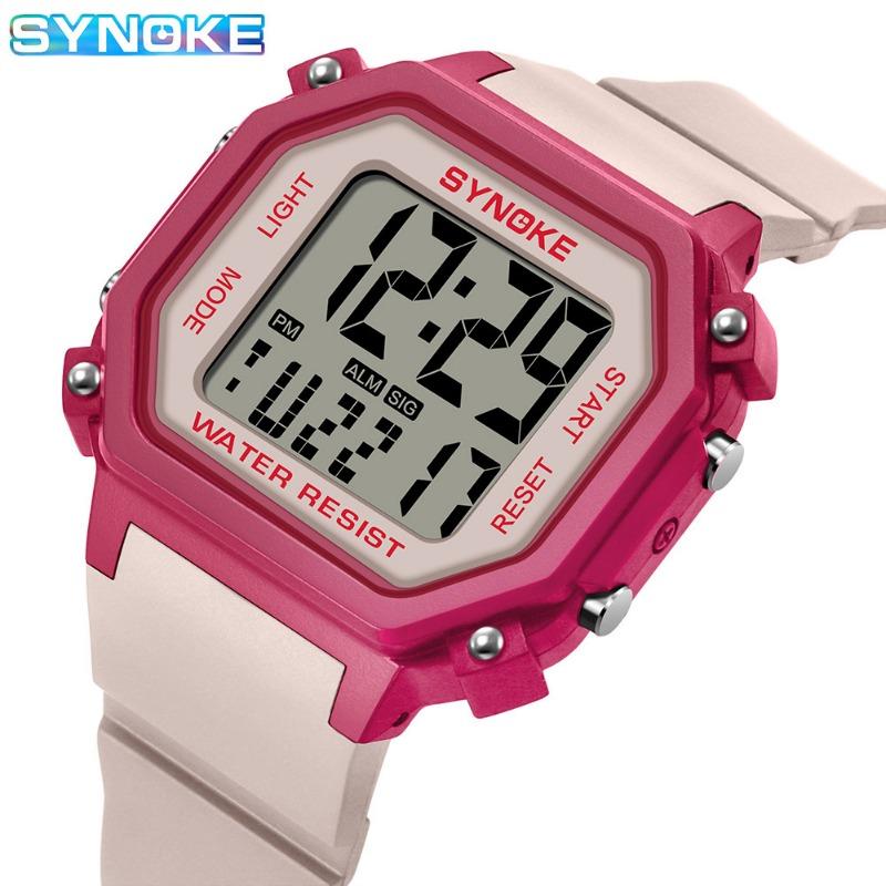 New Top Brand Trendy Simple Fashion Sports Electronic Watch Student Waterproof Watch Multifunctional Luminous Alarm Men's Wristwatch