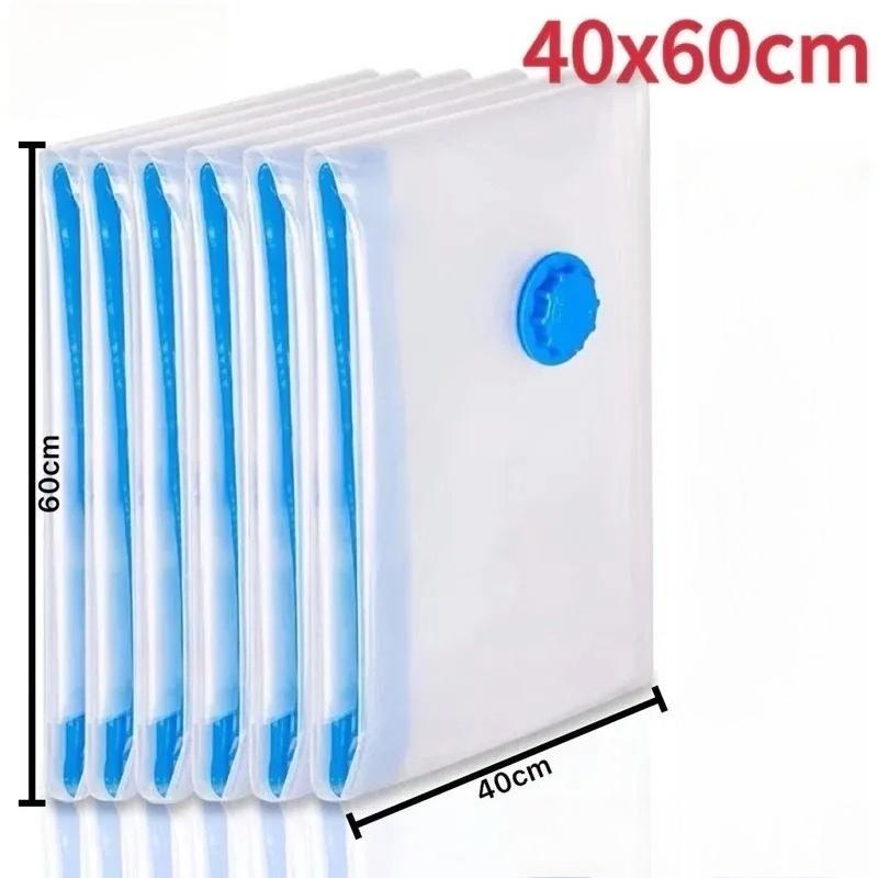 3/6Packs Travel Compression Bags, Travel Essentials Vacuum Storage Bags Space Saving Bags for Suitcases Organizer For Clothes 4 Sizes