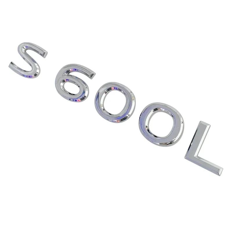 ABS Car Body Side Emblem Sticker Trunk Badge Decals for Mercedes Benz Maybach S400L S450L S480L S500L S580L S600L S680L Exterior