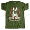 Man Crew Neck Brand Short Sleeve Tshirt BELGIAN MALINOIS Unisex High Quality Tshirt Teenagers Cool Tops Bigger Size