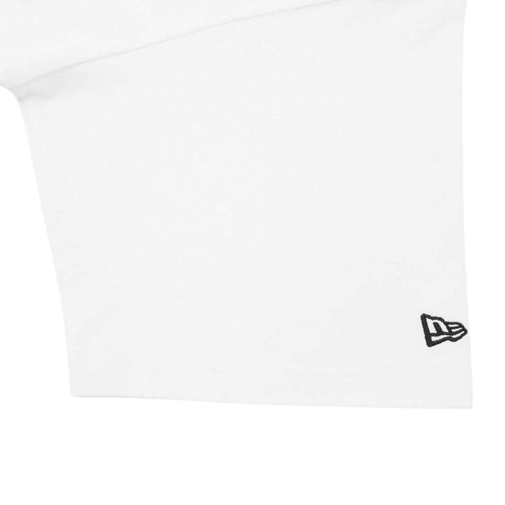 New Era Oversized White Typography T-Shirt S/S