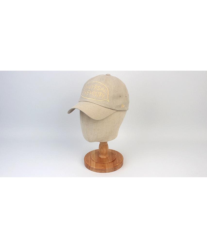 Yunibeosyeolkemiseuteuli Big Logo Washing Beige Ballcap