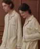 [OFF HOUR] [2SET] Cinnamon Muse Peach Fluff Long-Sleeve Pajama Set [Shipped from Korea] 100% Authentic