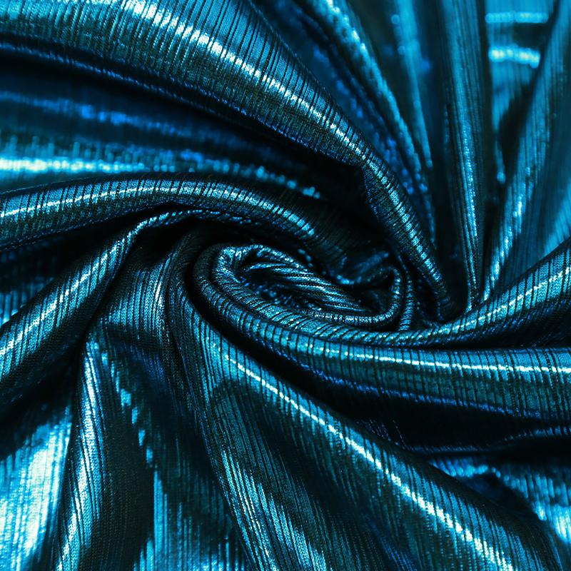 Sparkling Elastic Fabric for Dance Wear Costumes Dress Gilded Soft Stretch Fabric Background Decoration Clothing DIY Material