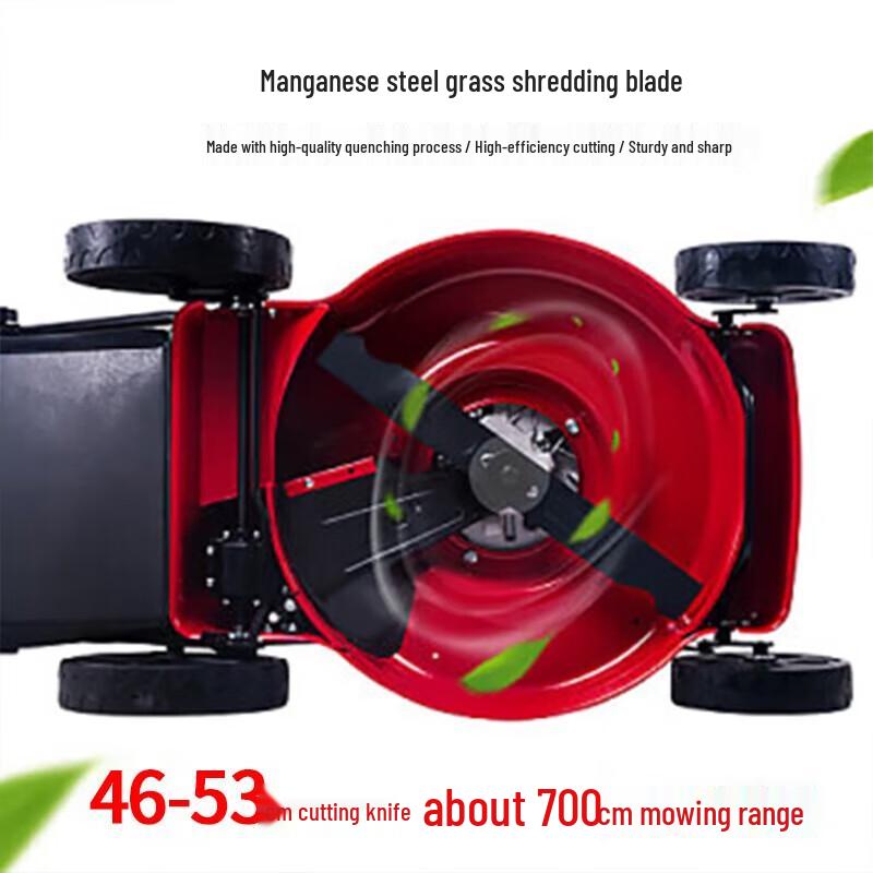 Longlida 18-inch Zongshen Gasoline Push Lawn Mower CN plug (adapter included)