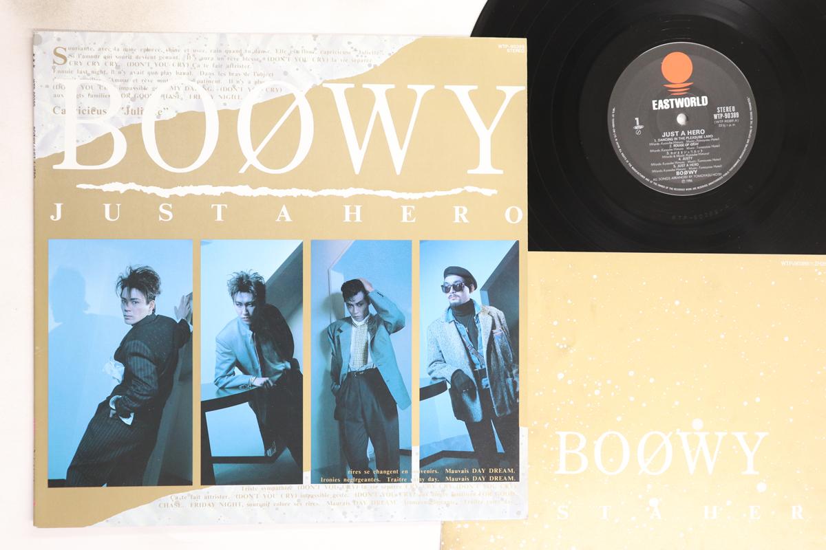 

LP Record BOOWY - Just A Hero WTP90389 EASTWORLD 1986 Japan Japanese Pop/Rock Used