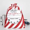 Merry Christmas Drawstring Canvas Gift Bags New Year Gift Santa Sacks Personalized Santa Bag Large Santa Claus Bag