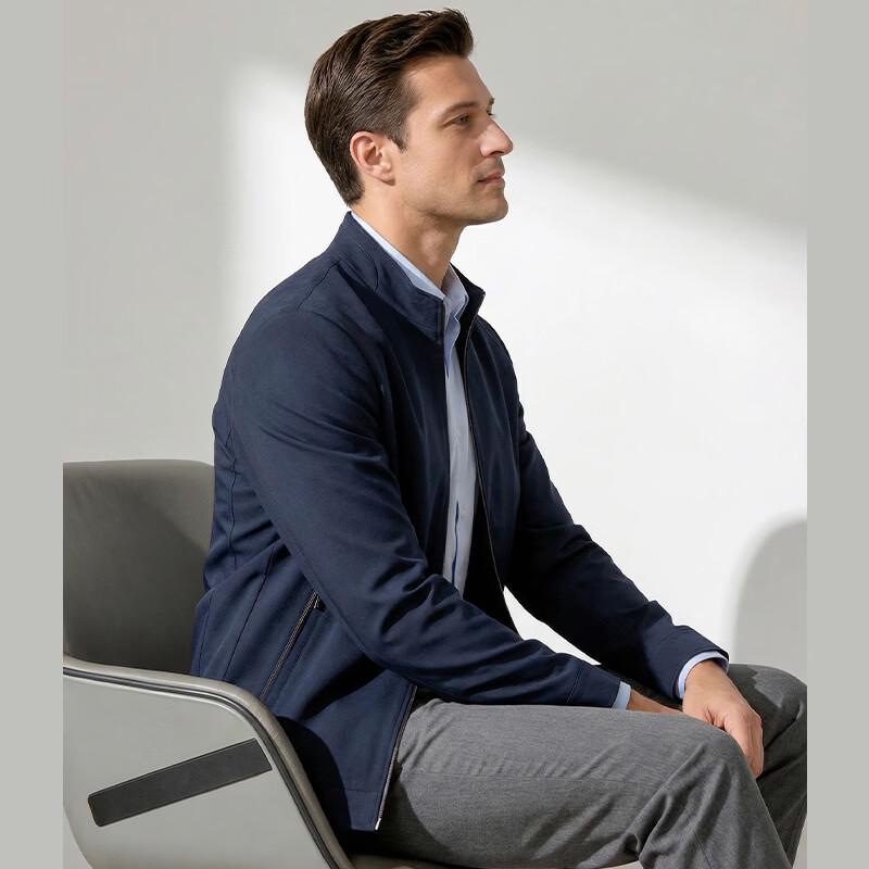Men's Business Casual Stand-Collar Jacket