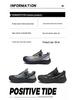 Men's Versatile Casual Dad Shoes with Rotating Buttons - Thick Sole for Sports, Hiking, and Travel