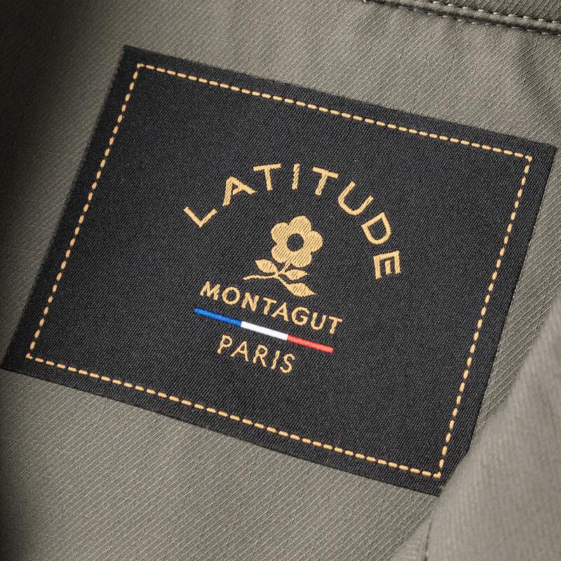 MONTAGUT Men's British Style Casual Lapel Trench Coat