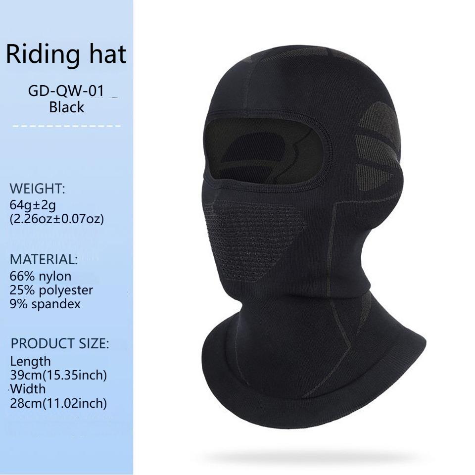Durable And Safe Getinfit Cycling Mask Moisture Absorption Neck Guard Windproof Headgear Breathable Mesh Mouth Nose Locomotive Helmet Inner Liner