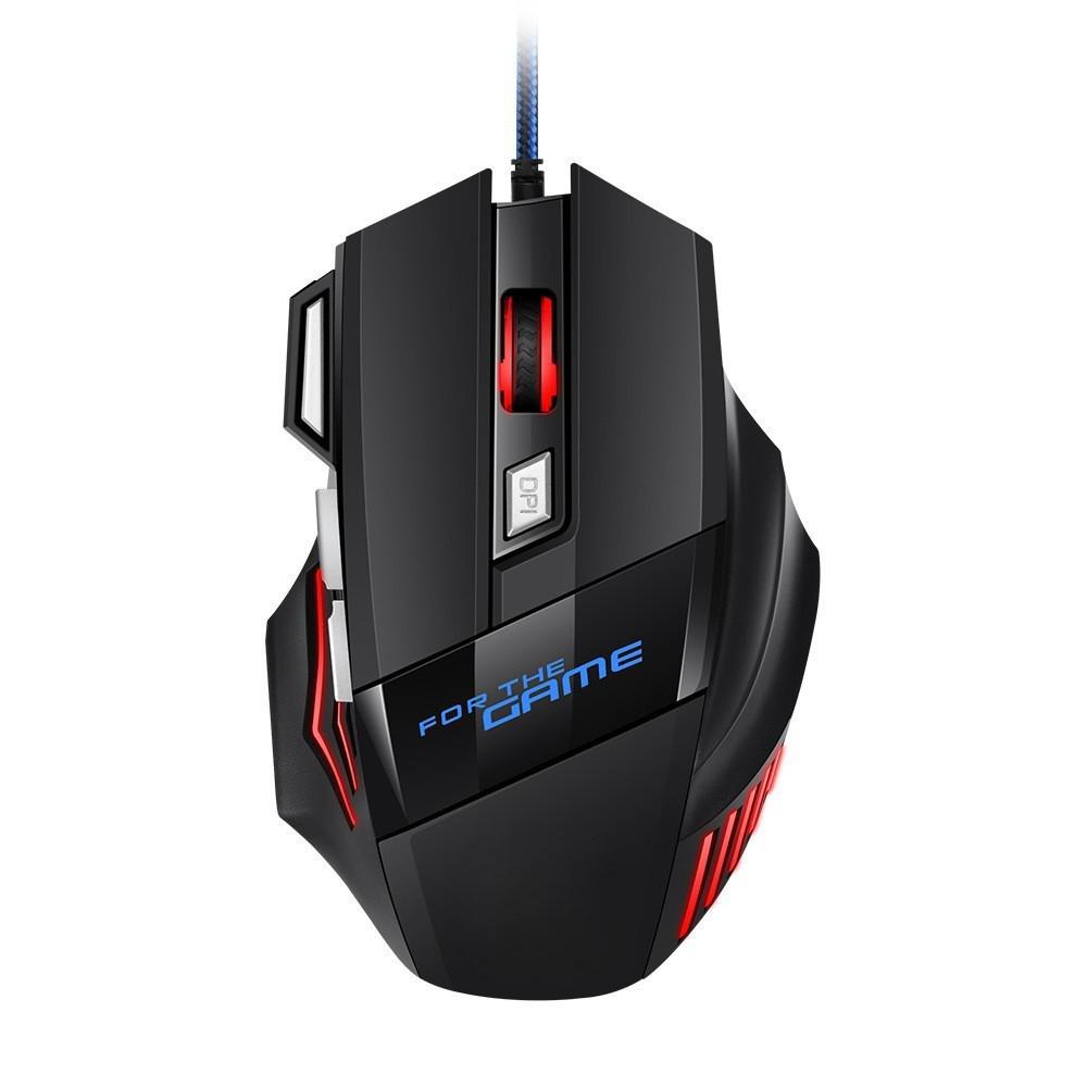 New Wired Luminous Gaming Mouse - No Double-Click Issue, Compatible with Desktop & Laptop