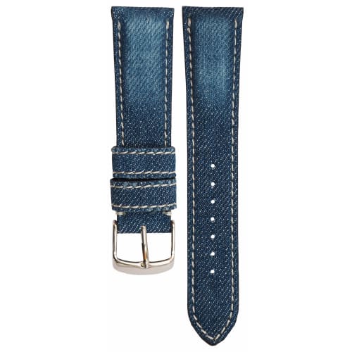 

Mimosa Emitta / Okayama Denim + Crushed Indigo Blue/Белая строчка 18мм EDC-IW18