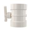 Exhaust Control Valve PVC Duct Valve For Industrial Projects 125mm Filter Manual Operation Mechanism Wide Applications Ducts