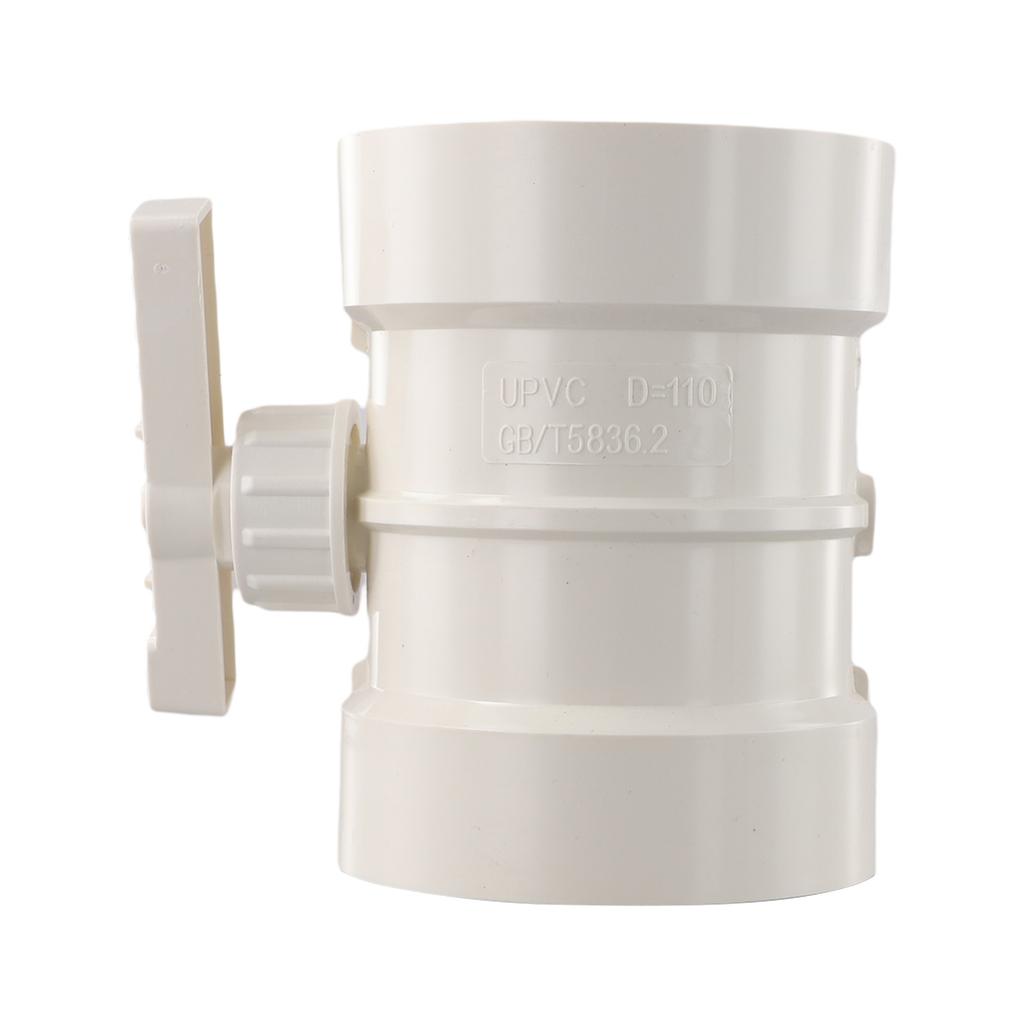 Exhaust Control Valve PVC Duct Valve For Industrial Projects 125mm Filter Manual Operation Mechanism Wide Applications Ducts