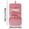 Portable Hanging Toiletry Bag for Business Trips Multi Layer Storage Large Capacity Skincare Makeup Bag
