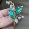 Pastoral Style Lily Of The Valley Brooch And Lily Flower Brooch