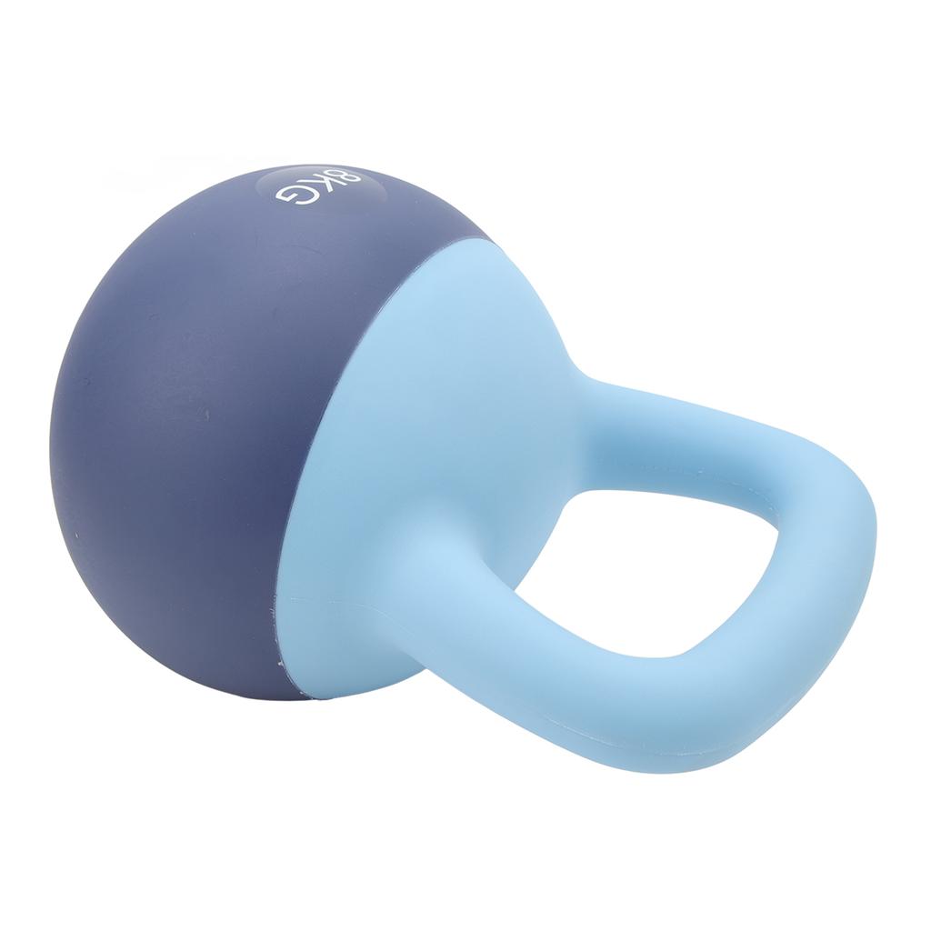 Miękki Kettlebell Miękka Podstawa Mocny Uchwyt Elastyczny Kettlebell do Treningu Mięśni Niebieski 8kg