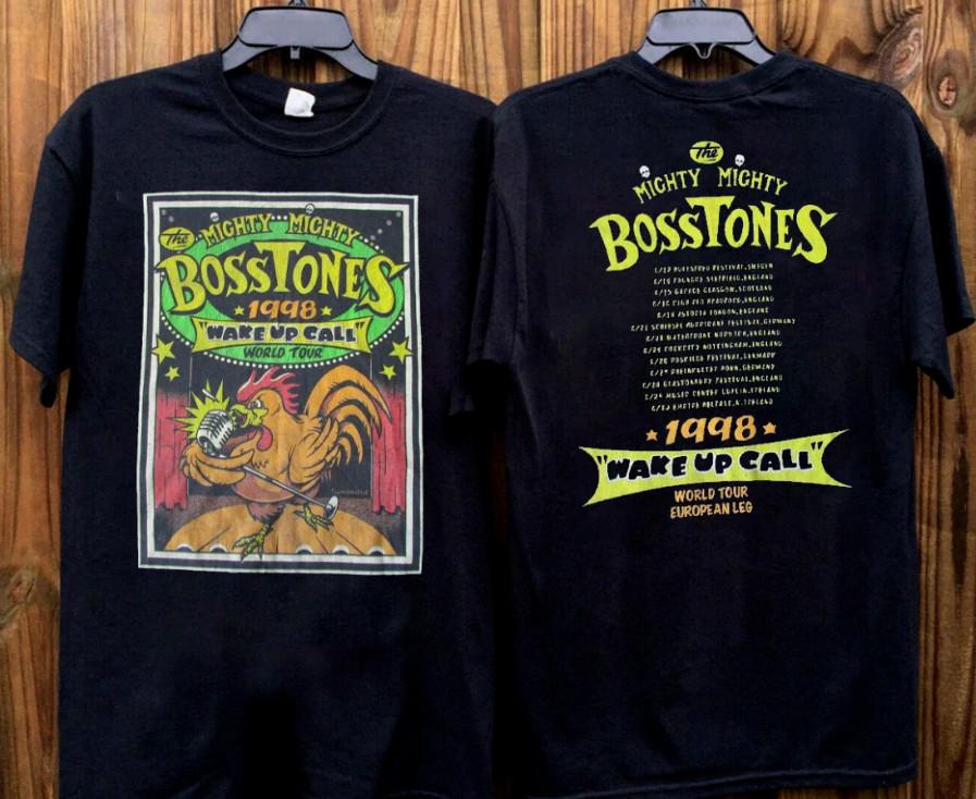 

1998 The Mighty Mighty Bosstones Wake Up Call World Tour European T-Shirt Unisex T-Shirt XXXL
