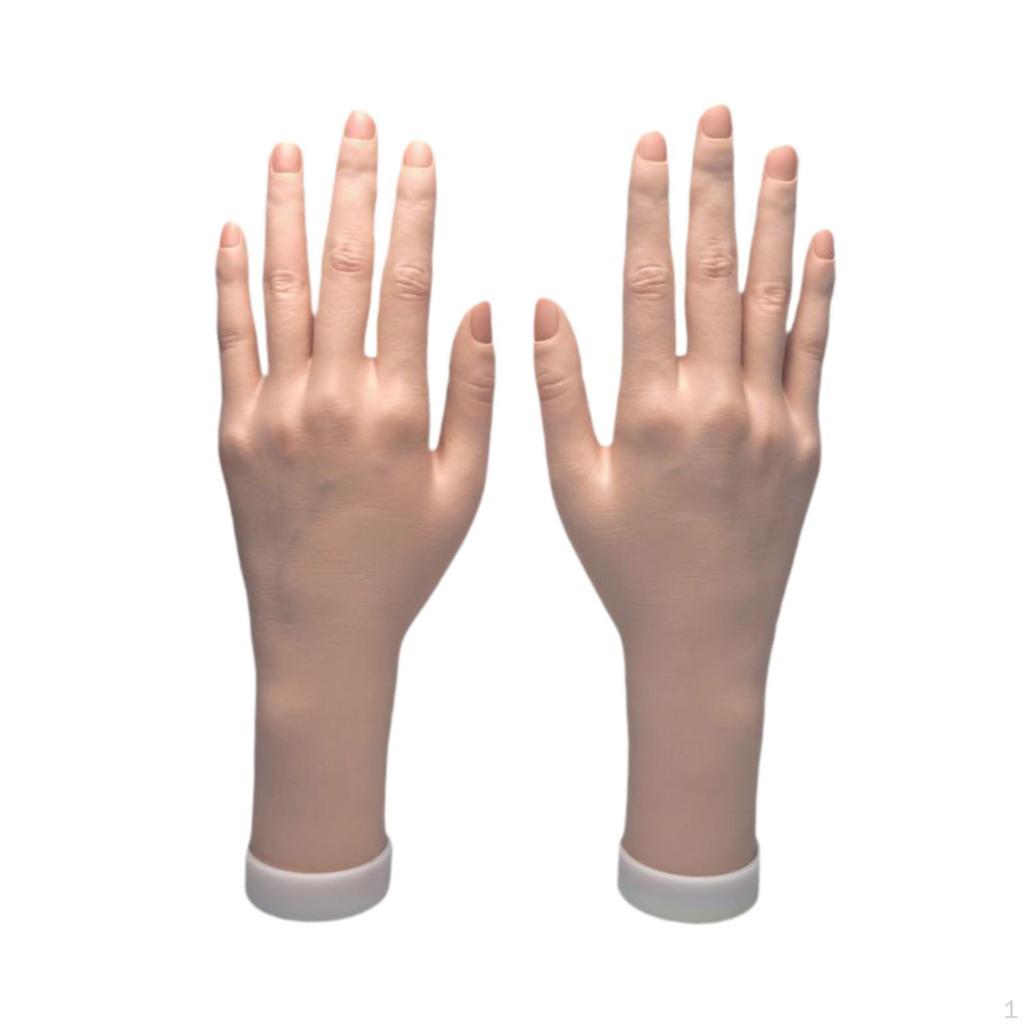 Female Hand Model Fake Lightweight Flexible Finger Mannequin for Photograph Props Bracelet