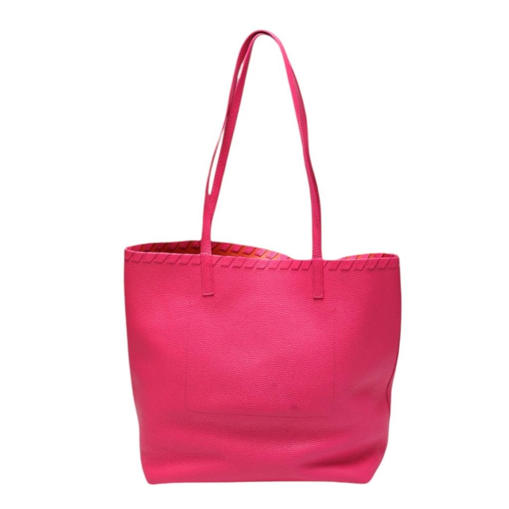 Kate Spade Tote Bag Leather Shoulder Bag with Tassel Leather Pink Used